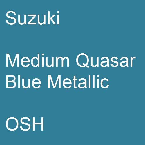 Suzuki, Medium Quasar Blue Metallic, OSH.